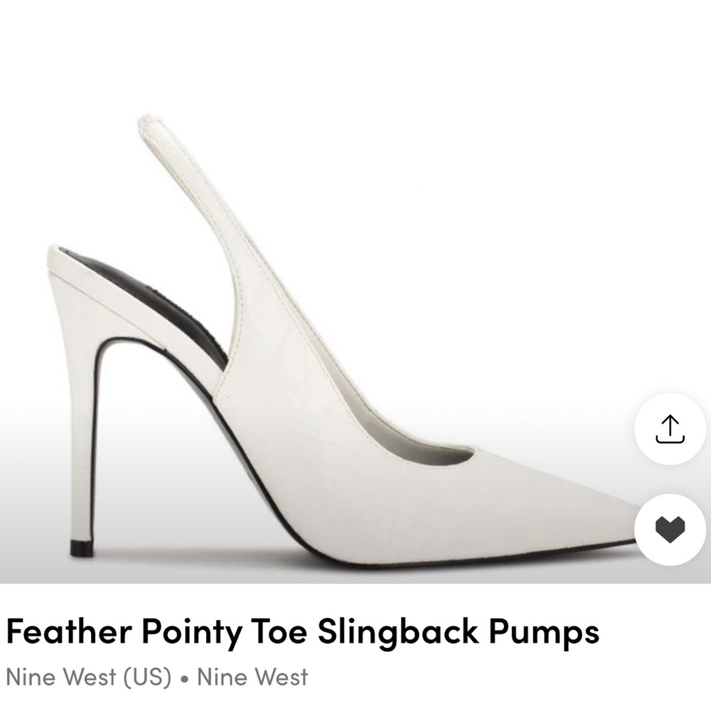 Nine West slingback heels